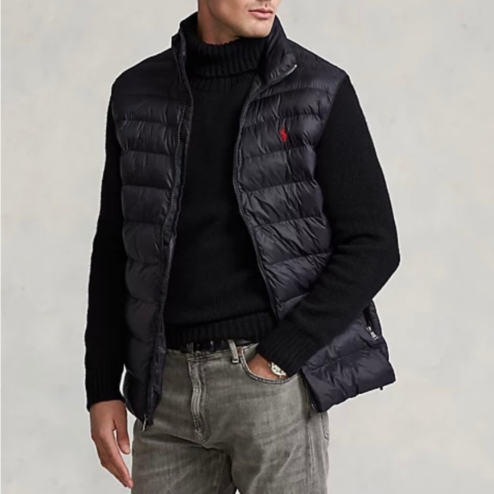 Polo, Ralph Lauren, water, repellent, vest, men size small